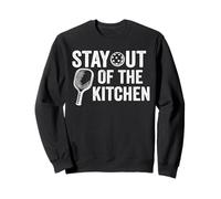 Stay out of The Kitchen Funny Pickleball Saying Sudadera