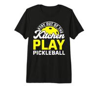 Stay out of The Kitchen Play Pickleball Camiseta Premium