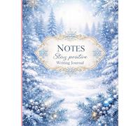 Stay Positive Writing Journal - Lined Notebook for Women & Men, Winter Snowy Forest Design, Perfect for Note-Taking, Gratitude, & Daily Writing,120 Pages.