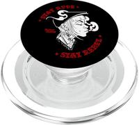 Stay Rude Stay Rebel Skinhead Girl Skinbyrd Ska Punk PopSockets PopGrip para MagSafe