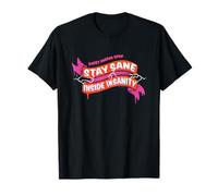 Stay Sane Inside Insanity Columbia Cita Halloween Camiseta