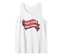 Stay Sane Inside Insanity Columbia Cita Halloween Camiseta sin Mangas