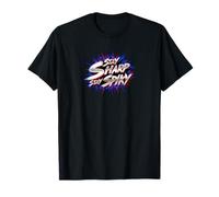 Stay Sharp Spiky Attitude Edgy Graphic Design Camiseta