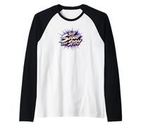 Stay Sharp Spiky Attitude Edgy Graphic Design Camiseta Manga Raglan