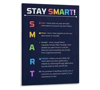 Stay Smart Online Poster Digital Citizenship Education Guide