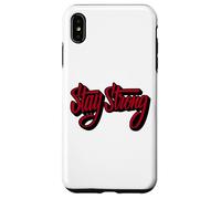 Stay Strong Be Positive Illustration Quotes Graphic Designs Carcasa para iPhone XS MAX