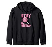 Stay Sweet Lollipop Kawaii Lindo Divertido Sudadera con Capucha