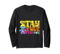 Stay True Stay You Trolls Vibrante Diversión Manga Larga