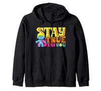 Stay True Stay You Trolls Vibrante Diversión Sudadera con Capucha