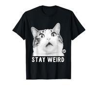 Stay Weird Cat Camiseta