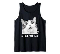 Stay Weird Cat Camiseta sin Mangas