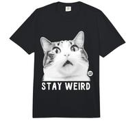 Stay Weird Cat Comfort Colors Adult Heavyweight T-Shirt