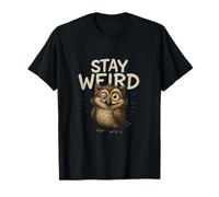 Stay Weird Linde Owl Vibes Camiseta