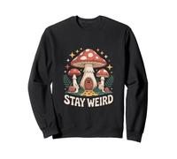 Stay Weird Mushroom Cottagecore Bosque de Caracoles Sudadera
