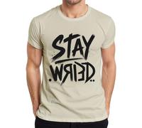 Stay Weird Skater Streetwear Hipster Vintage - Camiseta para hombre, naturaleza, 3XL