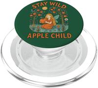 Stay Wild Apple Child Autumn Orchard Cosecha Core Estética PopSockets PopGrip para MagSafe
