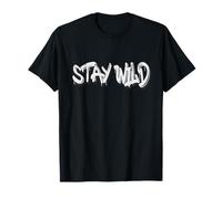 Stay Wild Graffiti - Bold Urban Street Style Art Camiseta