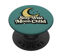 Stay Wild Moonchild Moon Child PopSockets PopGrip Adhesivo