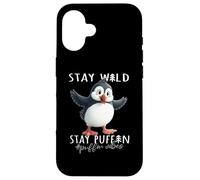 Stay Wild - Stay Puffin #PuffinVibes - Lindo diseño de frailecillos Carcasa para iPhone 16
