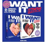 STAYC - I WANT IT (Special Single Album) + Limited MAKESTAR Photocard* - SUN ver. (I WANT IT), With Makestar POB