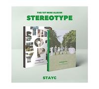 STAYC Stereotype 1st Mini Album 2 Ver Set CD+1p Folding Poster On Pack+84p PhotoBook+1p Post+1p PhotoCard+1p Fragrance+1p Scratch+1p Special Card+Message PhotoCard Set+Tracking Kpop Sealed