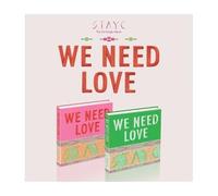 STAYC WE NEED LOVE 3rd Single Album LOVE Version Contents+Poster+Tracking Sealed