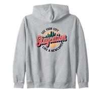 Staycation Vea su ciudad como un recién llegado Turismo en Holistay Sudadera con Capucha