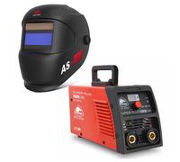 Stayer Super Plus 200 B Equipo de Soldadura por Arco Eléctrico 200 A con Máscara As One Automática 91x41 mm Batería Litio Carga Solar