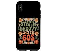 Stayin' Groovy Since The 60s Costume 60 Style Groovy Hippie Carcasa para iPhone XS MAX