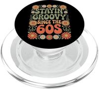 Stayin' Groovy Since The 60s Costume 60 Style Groovy Hippie PopSockets PopGrip para MagSafe