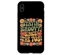Stayin' Groovy Since The 70s Costume 70 Style Groovy Hippie Carcasa para iPhone XS MAX