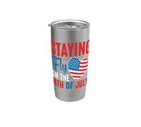 Staying fly on the 4th of July toddler Happy 4th Of July Vaso térmico de acero inoxidable de doble pared