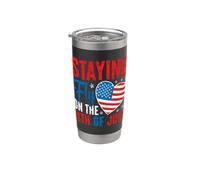 Staying fly on the 4th of July toddler Happy 4th Of July Vaso térmico de acero inoxidable de doble pared
