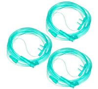 STAYPROTECH Cánula nasal para tubos de oxígeno, 3 piezas de 8 pies de largo cada una, PVC de grado médico, superficie suave y lisa resistente a las torceduras, cómoda y conveniente para un uso