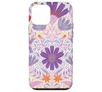 Stays Wild, Flower Child in Full Blooms Graphic Illustration Carcasa para iPhone 12 mini