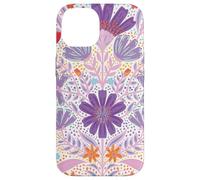 Stays Wild, Flower Child in Full Blooms Graphic Illustration Carcasa para iPhone 14