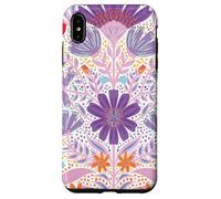 Stays Wild, Flower Child in Full Blooms Graphic Illustration Carcasa para iPhone XS Max