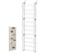 StaZamor Zapatero sobre la Puerta de 12 Que Ahorra Espacio, Organizador de Zapatos Colgante de Metal Resistente al óxido y Resistente, Almacenamiento de Pared para el hogar, Dormitorio