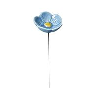 Stazione Abbeveraggio - Ceramica 4.1x4.1x27 cm Decorazione Giardino Fatta a Mano | Abbeveratoio Farfalle | Acqua Decorativa per Giardino Cortile Terrazzo Balcone Esterno Ornamentale FA