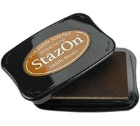 StazOn Solvent Ink Pad-Saddle Brown