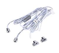 STBTECH Interruptor de luz activado al abrir la puerta del armario, sensor de movimiento CC 12 V/24 V con cable de extensión de 1,8 m para armario o ropero (sensores dobles)