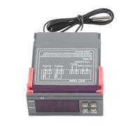STC-1000 Digital, Controlador de Temperatura Enfriamiento y Calefacción Todos los Controladores Tat con Propósito de Sensor Cable de Alimentación de 3,3 Pies -50 ℃ a 110 ℃ 24 V