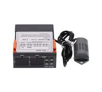 STC-3028 AC 220V DC 12V 24V Termostato digital dual Temperatura Controlador de humedad Termómetro Higrómetro Incubadora Controlador (110-220V)