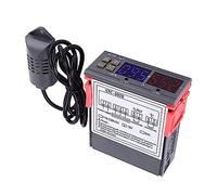 STC-3028 Termostato Digital Para Incubadora Controlador De Temperatura Termorregulador Relé Calefacción Enfriamiento 12V/24V/110-220V Control De Humedad Uso Interior Automatización Del Hogar Precisión