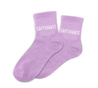 STC Calcetines de lentejuelas cautivadores, multicolor, M