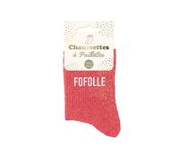 STC Calcetines Lentejuelas Fofolle Multicolor Talla M