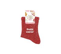 STC Calcetines lentejuelas niño pequeño corazón 3-6años niña, multicolor, M