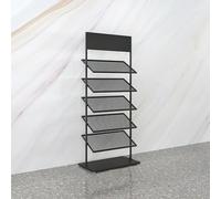STCERY Expositor De Azulejos, Estante De Almacenamiento De Muestras De Azulejos, Expositor De Baldosas De Porcelana, No Es Fácil De Deformar, Salas De Exposiciones(Black,67cm/26.4in)