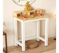 STCERY Mesa De Altar para Meditación, Tablero Puja para Buda, Soporte De Exhibición para Oraciones, para Salas De Estar, Santuarios Y Templos(Wood 1,90cm/35.4in)
