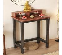 STCERY Mesa De Altar para Meditación, Tablero Puja para Buda, Soporte De Exhibición para Oraciones, para Salas De Estar, Santuarios Y Templos(Black 1,60cm/23.6in)